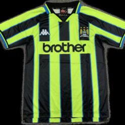 Alternative view of Retro Manchester City Away Jersey 1998/99