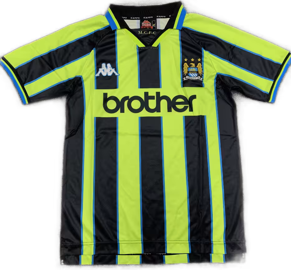 Retro Manchester City Away Jersey 1998/99 - Image 2