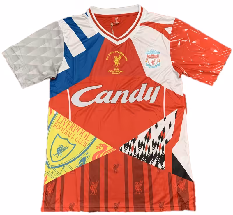 Retro Liverpool Commemorative Final Istanbul Jersey 2005