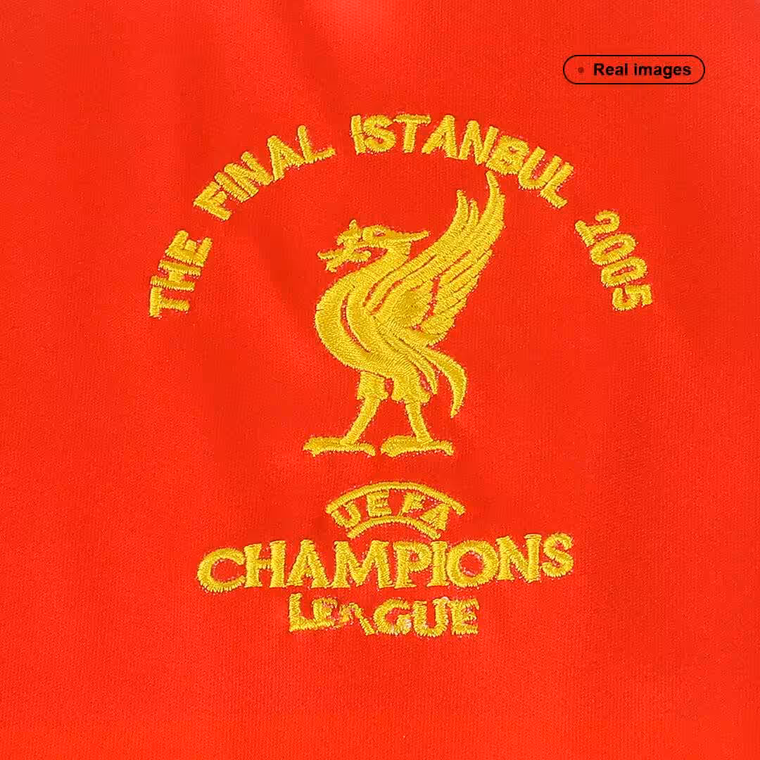 Retro Liverpool Commemorative Final Istanbul Jersey 2005 - Image 3