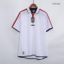 Alternative view of Beckham #7 Retro England Home Jersey Euro Cup 2004