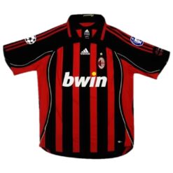 Alternative view of Ronaldo #99 Retro AC Milan UCL Home Jersey 2006/07