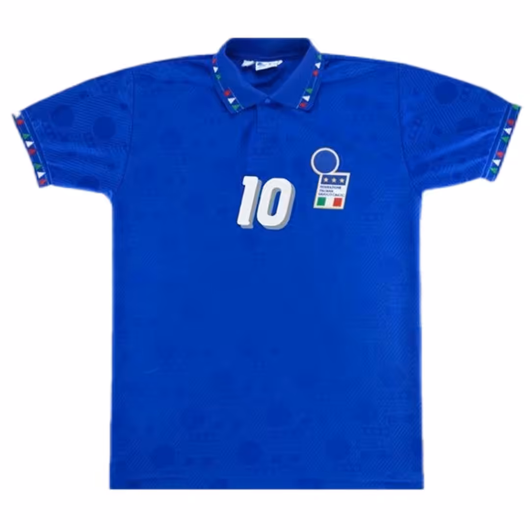 R.Baggio #10 Retro Italy Home Jersey World Cup 1994 - Image 2