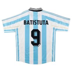 BATISTUTA #9 Retro Argentina Home Jersey World Cup 1998