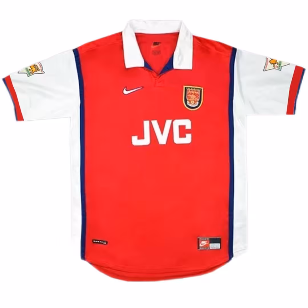 Bergkamp #10 Retro Arsenal Home Jersey 1998/99 - Image 2