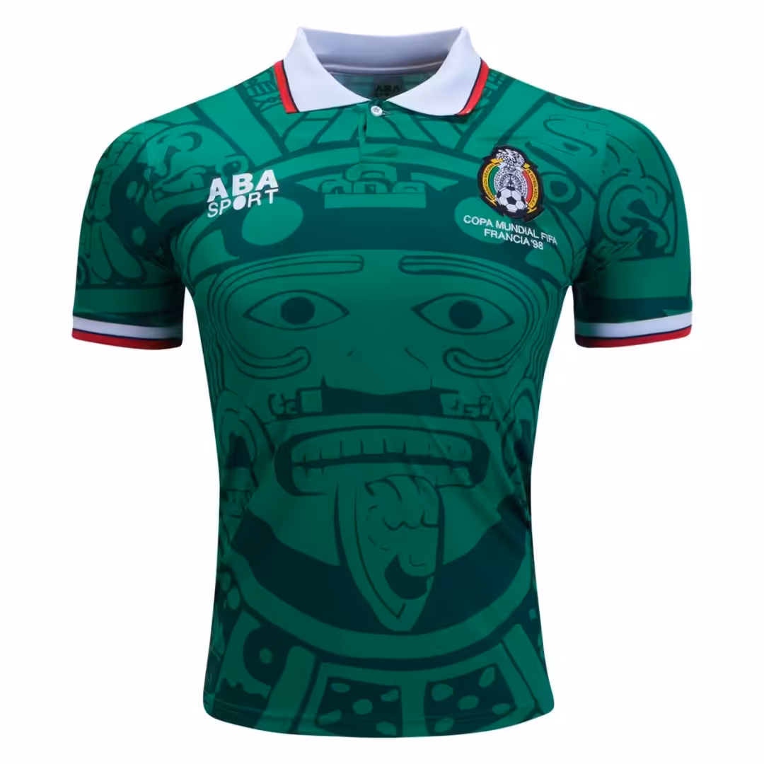 Retro Mexico Home Jersey World Cup 1998 - Image 2