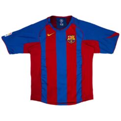 Alternative view of Messi #30 Retro Barcelona Home Jersey 2004/05