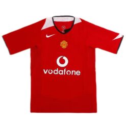 Alternative view of v.Nistelrooy #10 Retro Manchester United Home Jersey 2004/06
