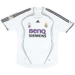 Alternative view of Beckham #23 Retro Real Madrid Home Jersey 2006/07