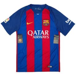 Alternative view of NEYMAR JR #11 Retro Barcelona Home Jersey 2016/17