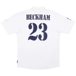 BECKHAM #23 Retro Real Madrid Centenary Home Jersey 2002/03