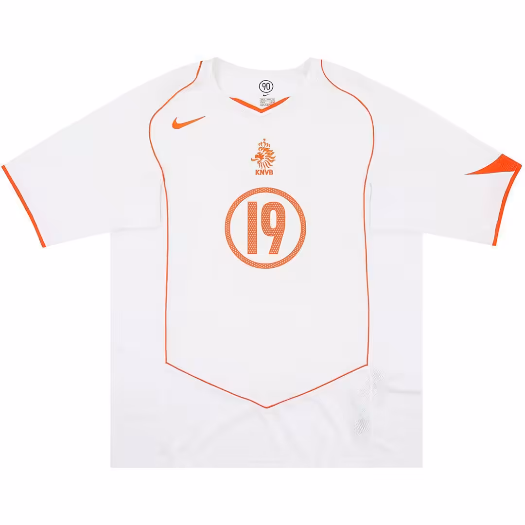 ROBBEN #19 Retro Netherlands Away Jersey EURO 2004 - Image 2