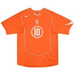 Alternative view of V.NISTELROOY #10 Retro Netherlands Home Jersey EURO 2004
