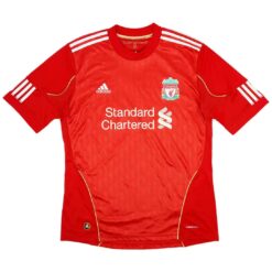 Alternative view of GERRARD #8 Retro Liverpool Home Jersey 2010/12