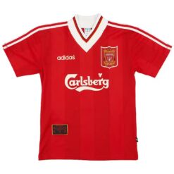 Alternative view of COLLYMORE #8 Retro Liverpool Home Jersey 1995/96