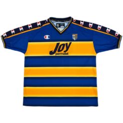 Alternative view of NAKATA #10 Retro Parma Calcio 1913 Home Jersey 2001/02