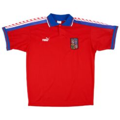 Alternative view of Poborsky #8 Czech Republic Home Jersey 1996/98