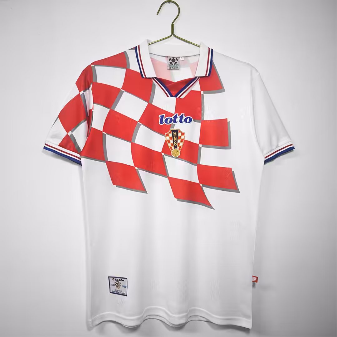 Retro Croatia Home Jersey World Cup 1998 - Image 3