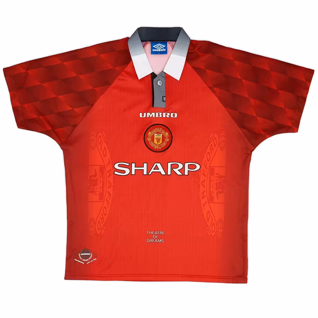 Scholes #18 Retro Manchester United Home Jersey 1996/98 - Image 2