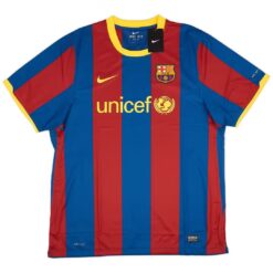 Alternative view of Messi #10 Retro Barcelona Home Jersey 2010/11
