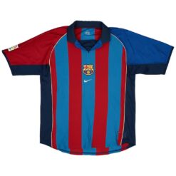 Alternative view of RIVALDO #10 Retro Barcelona Home Jersey 2001/02