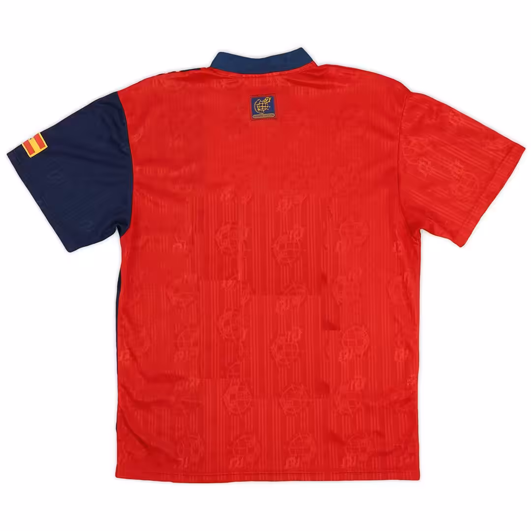 Retro Spain Home Jersey 1996 - Image 2