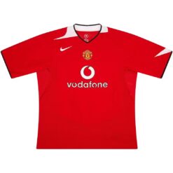 Alternative view of Rooney #8 Retro Manchester United Home Jersey 2005/06