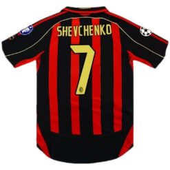 SHEVCHENKO #7 Retro AC Milan UCL Home Jersey 2006/07