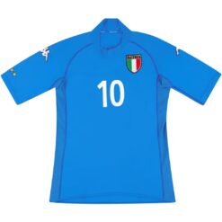 Alternative view of TOTTI #10 Retro Italy Home Jersey World Cup 2002