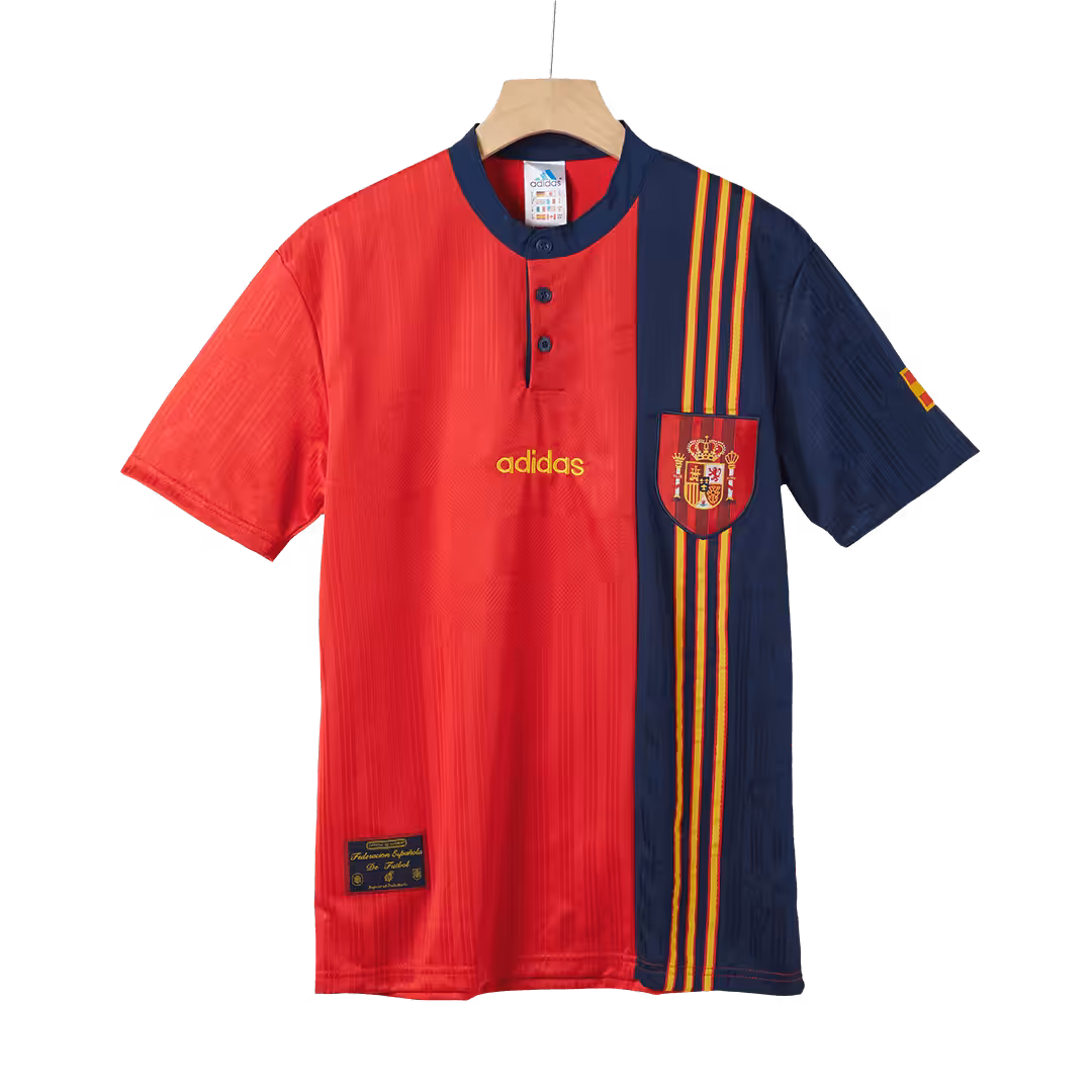 Retro Spain Home Jersey 1996 - Image 3