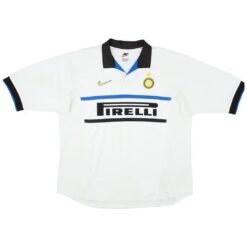Alternative view of RONALDO #9 Retro Inter Milan Away Jersey 1998/99