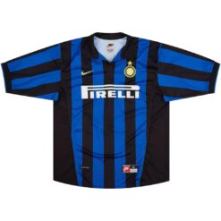 Alternative view of Ronaldo #9 Retro Inter Milan Home Jersey 1998/99