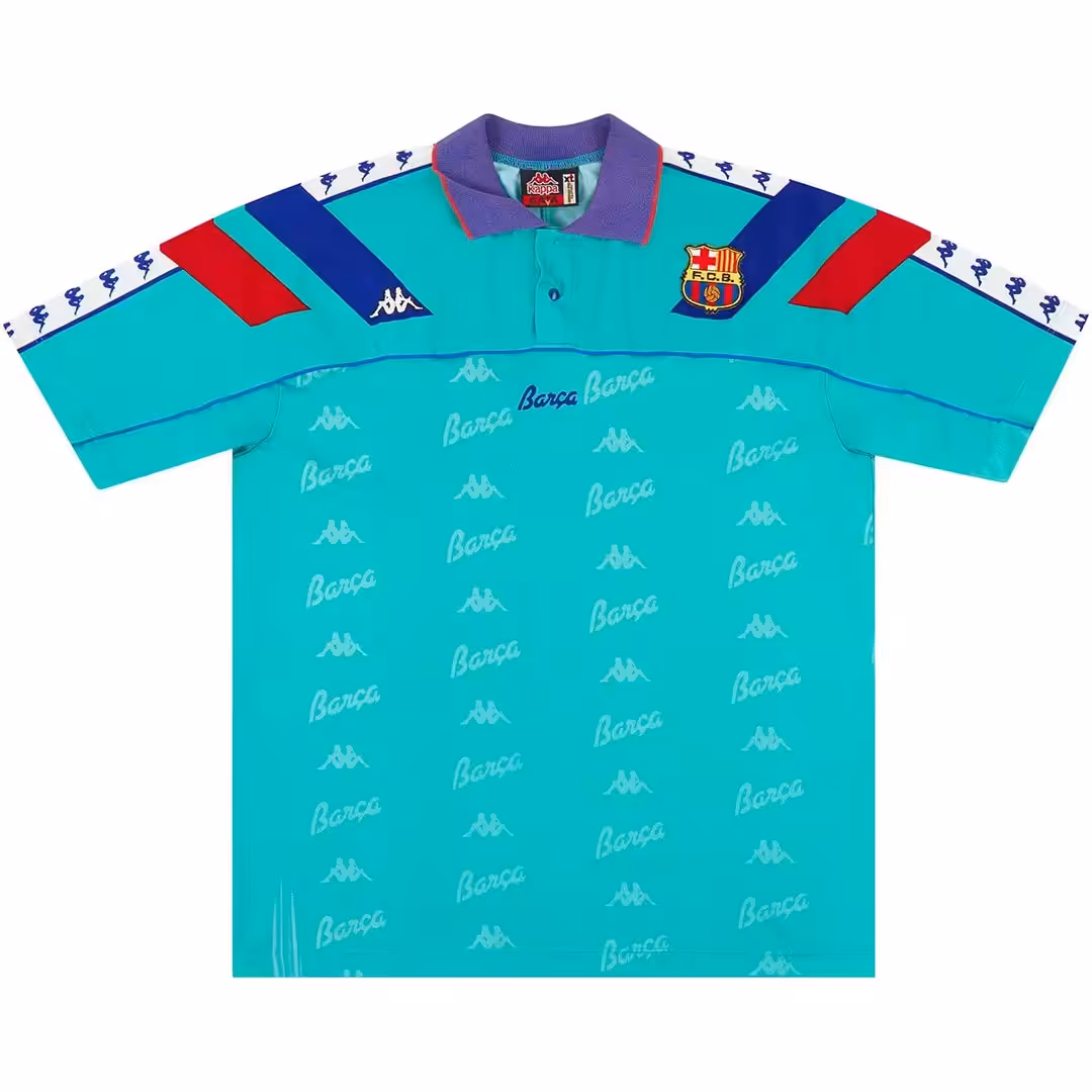 Romario #10 Retro Barcelona Away Jersey 1992/95 - Image 2