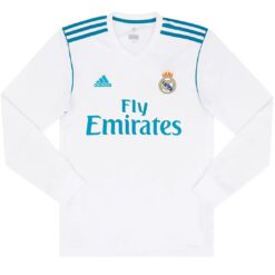 Alternative view of RONALDO #7 Retro Real Madrid Home Long Sleeve Jersey 2017/18