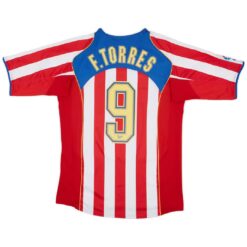 Torres #9 Retro Atletico Madrid Home Jersey 2004/05