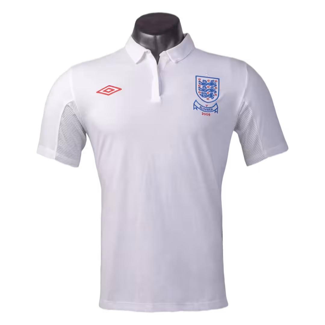 Retro England Home Jersey 2009/10 - Image 2
