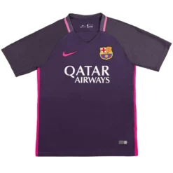 Alternative view of A.Iniesta #8 Retro Barcelona Away Jersey 2016/17