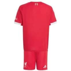 Alternative view of Kids Liverpool Home Jersey Kit 2025/26