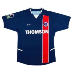 Alternative view of RONALDINHO #10 Retro PSG Home Jersey 2002/03
