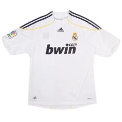 Alternative view of BENZEMA #11 Retro Real Madrid Home Jersey 2009/10