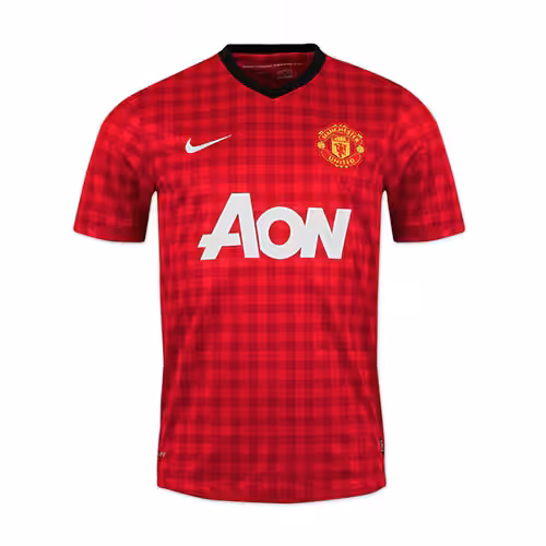 ROONEY #10 Retro Manchester United Home Jersey 2012/13 - Image 3