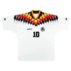 Alternative view of MATTH?US #10 Retro Germany Home Jersey 1994