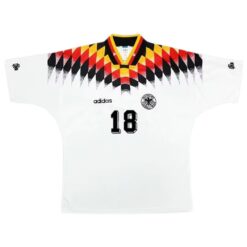 Alternative view of KLINSMANN #18 Retro Germany Jersey Home 1994