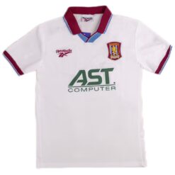 Alternative view of MILOSEVIC #9 Retro Aston Villa Away Jersey 1996/98
