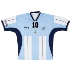 Alternative view of Maradona Argentina Fila Farewell Diego Testimonial Jersey 2001