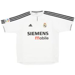 Alternative view of Zidane #5 Retro Real Madrid Home Jersey 2003/04