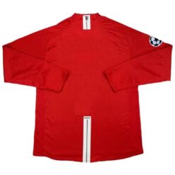 Alternative view of Retro Manchester United UCL Final Home Long Sleeve Jersey 2007/08