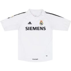 Alternative view of Beckham #23 Retro Real Madrid Home Jersey 2005/06