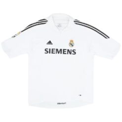 Alternative view of Zidane #5 Retro Real Madrid Home Jersey 2005/06