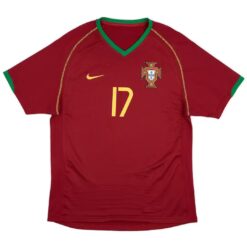 Alternative view of C.RONALDO #17 Retro Portugal Home Jersey World Cup 2006